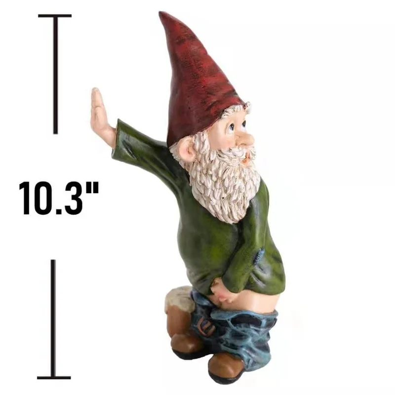 Funny Resin Figurines Naughty Garden Gnome Decoration Statue Villa Home Goblin-Art Decoration /For Any Yard Outdoor Ornament
Funny Resin Figurines Naughty Garden Gnome Decoration Statue Villa Home Goblin-Art Decoration /For Any Yard Outdoor Ornament