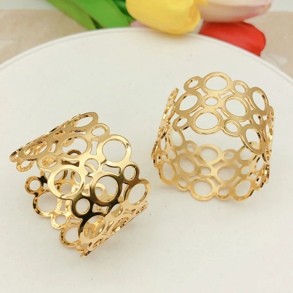 New Round Hollow Napkin Ring Hotel Beautiful Napkin Ring Wedding Banquet Napkin Ring Desktop Decorations
New Round Hollow Napkin Ring Hotel Beautiful Napkin Ring Wedding Banquet Napkin Ring Desktop Decorations