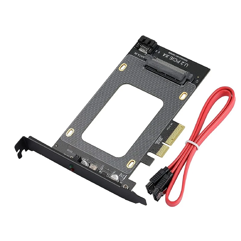 U.2 to PCI-E X4 Riser Card 3.0 SFF-8639 to SSD Extension Adapter U.2 SSD SATA PCI Express Card for 2.5 Inch SATA HDD
U.2 to PCI-E X4 Riser Card 3.0 SFF-8639 to SSD Extension Adapter U.2 SSD SATA PCI Express Card for 2.5 Inch SATA HDD
