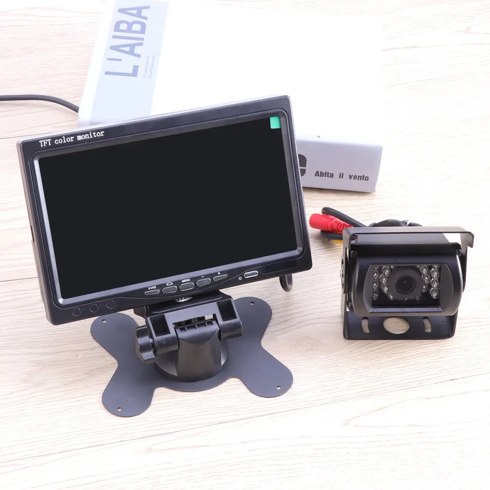 Wireless Waterproof Vehicle Backup Camera Kit 7" Car Rear View Monitor Back Camera for RV Truck Trailer Camper Motorhome
Wireless Waterproof Vehicle Backup Camera Kit 7" Car Rear View Monitor Back Camera for RV Truck Trailer Camper Motorhome