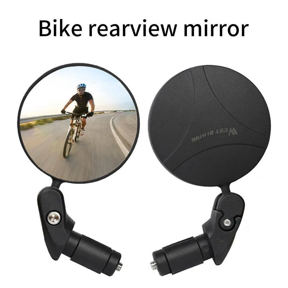 Bike Rearview Mirror Adjustable Wide Angle Cycling Rear View 360 Rotation Mtb Road Bike Bicycle Handlebar Mirrors
Bike Rearview Mirror Adjustable Wide Angle Cycling Rear View 360 Rotation Mtb Road Bike Bicycle Handlebar Mirrors