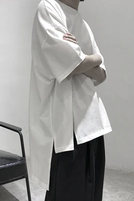 Summer 2020 Women's Long T Shirt Women's Slit Design Sense of Loose Short-sleeved Fashion Womens Clothing Tshirt 
Summer 2020 Women's Long T Shirt Women's Slit Design Sense of Loose Short-sleeved Fashion Womens Clothing Tshirt