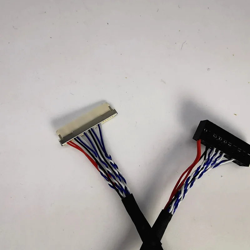 Универсальный ноутбук экран DF19 20-контактный 1ch 6-бит LVDS кабель 25 см для 6 5-15 дюймов