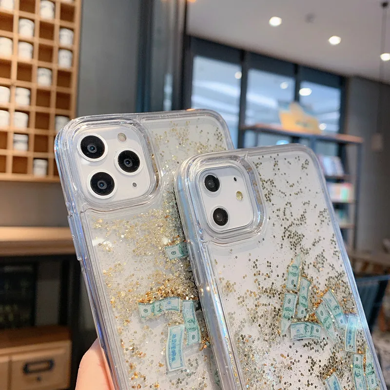 Quicksand Shining Dynamic Dollar Liquid Phone Case For iPhone 7 8 Plus XR XS Max 11 Hard PC Bling Glitter Back Cover Coque Capa
Quicksand Shining Dynamic Dollar Liquid Phone Case For iPhone 7 8 Plus XR XS Max 11 Hard PC Bling Glitter Back Cover Coque Capa