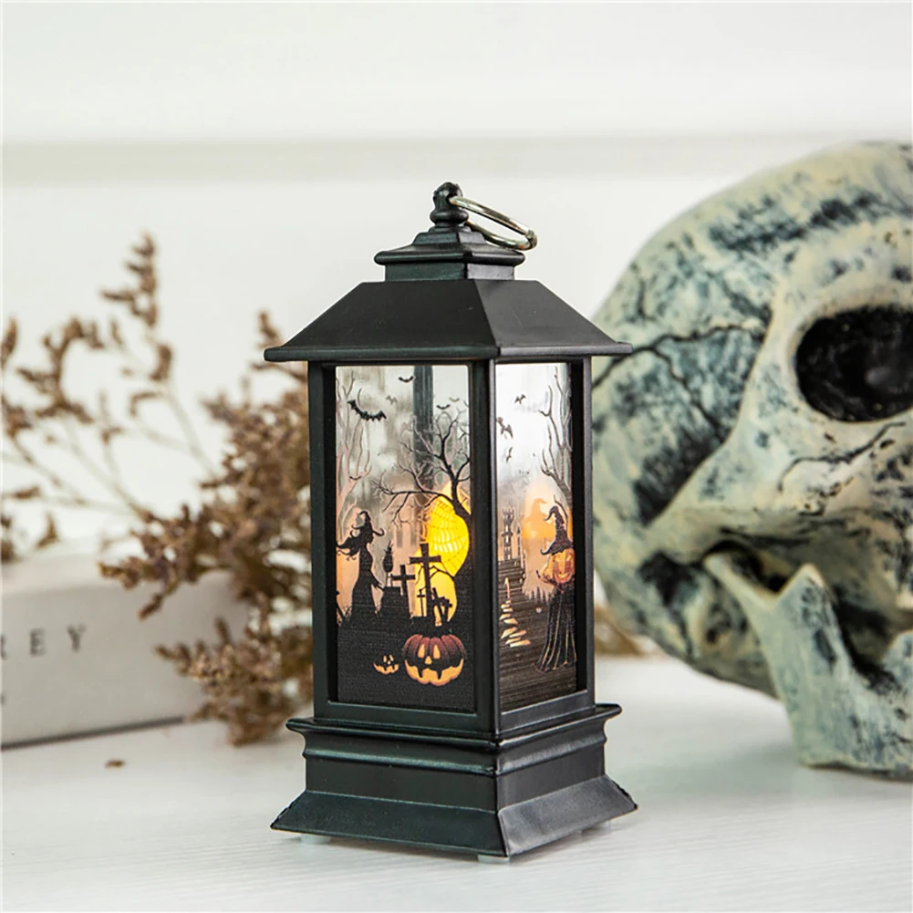 Halloween Pumpkin Skeleton Witch Ghost Hand Candle LED Light Desktop Decor Lamp | Дом и сад