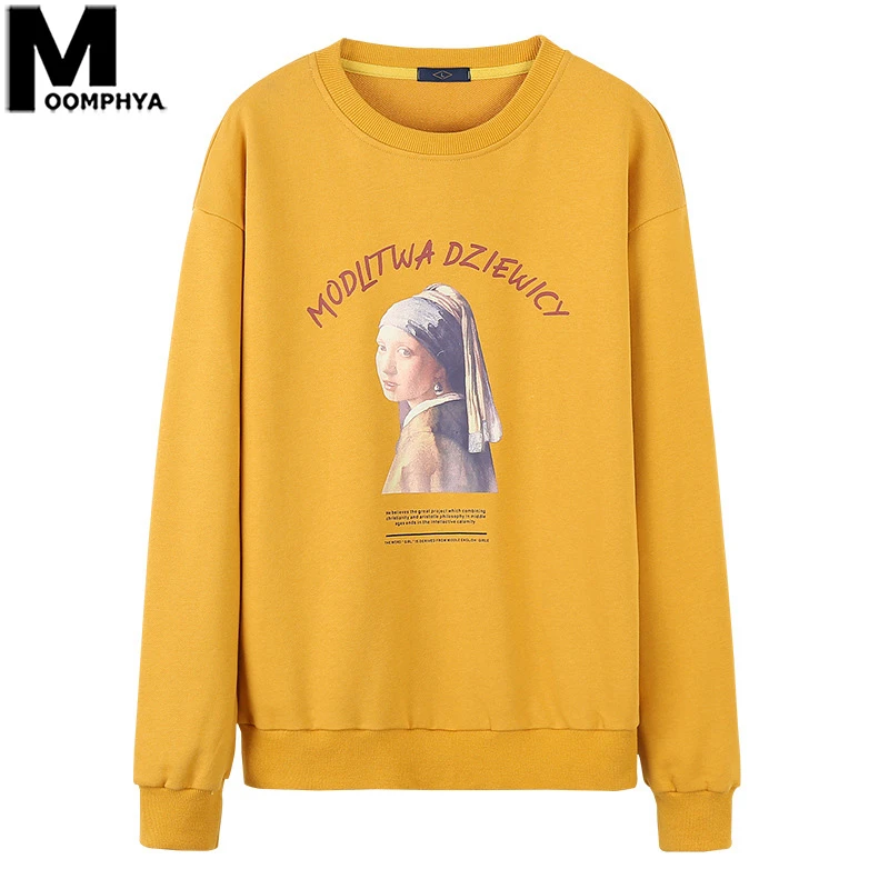 Moomphya Streetwear Painting Girl With A Pearl Earring Sweatshirt Men Casual Men Sweatshirt Printed Fleece Mens Hoodies Oversize 
Moomphya Streetwear Painting Girl With A Pearl Earring Sweatshirt Men Casual Men Sweatshirt Printed Fleece Mens Hoodies Oversize