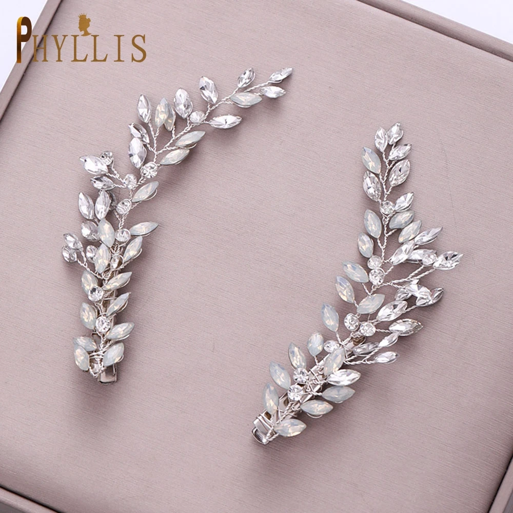 PHYLLIS A108 Bridal Hair Jewelry New Hair Accessories Protein Crystal Hairpins Bridal Headwear Rhinestone Headband Hair Clips
PHYLLIS A108 Bridal Hair Jewelry New Hair Accessories Protein Crystal Hairpins Bridal Headwear Rhinestone Headband Hair Clips