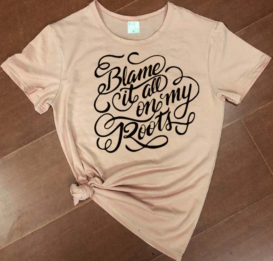 Blame it all on my Roots Country Concert T Shirt women fashion graphic slogan grunge tumblr aesthetic party tees tops- K107
Blame it all on my Roots Country Concert T Shirt women fashion graphic slogan grunge tumblr aesthetic party tees tops- K107