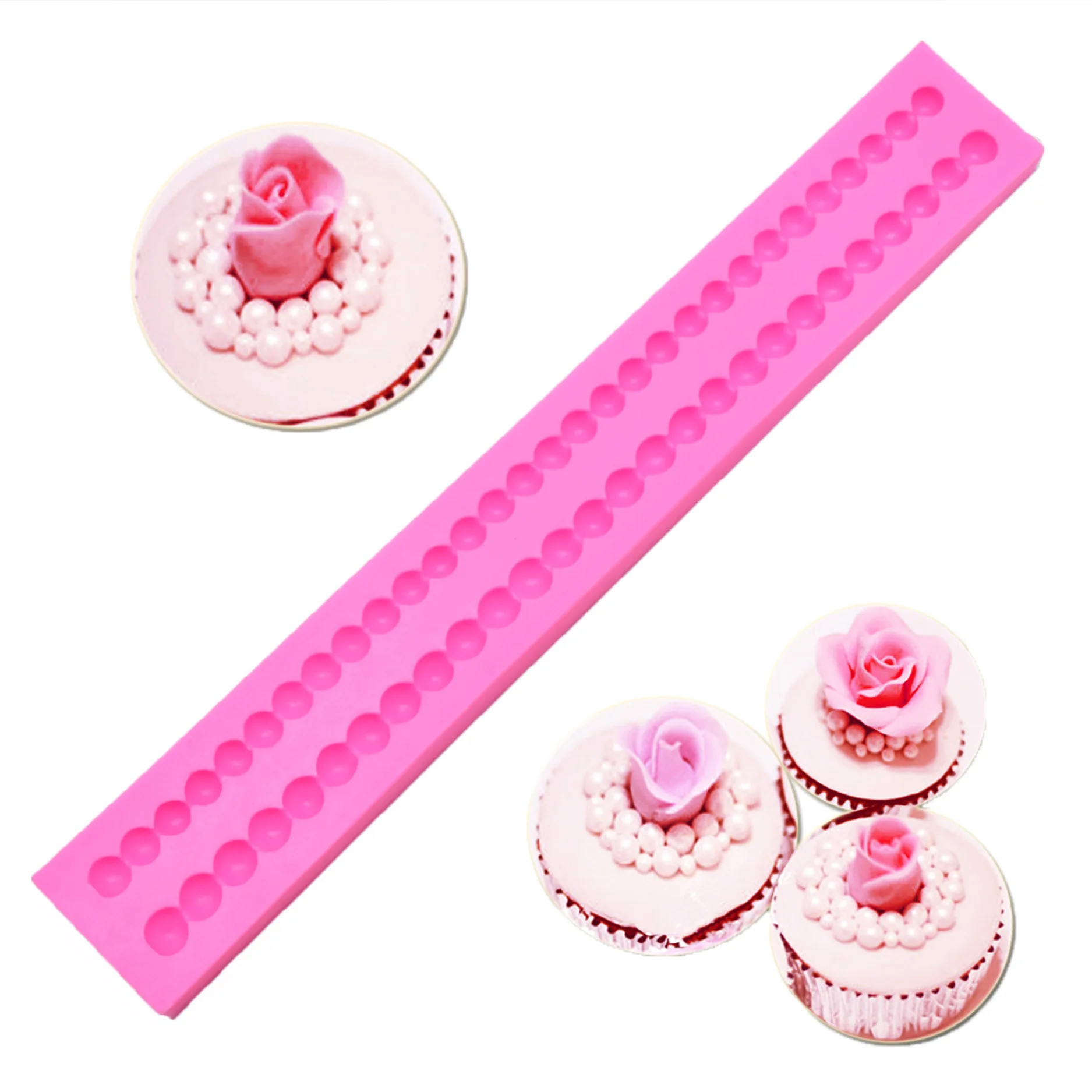 1PCS Pearls Silicone Fondant Cake Decorating Tools Chocolate Baking Mould 3D Sugarcraft Resin Clay Homemade Bakeware
1PCS Pearls Silicone Fondant Cake Decorating Tools Chocolate Baking Mould 3D Sugarcraft Resin Clay Homemade Bakeware