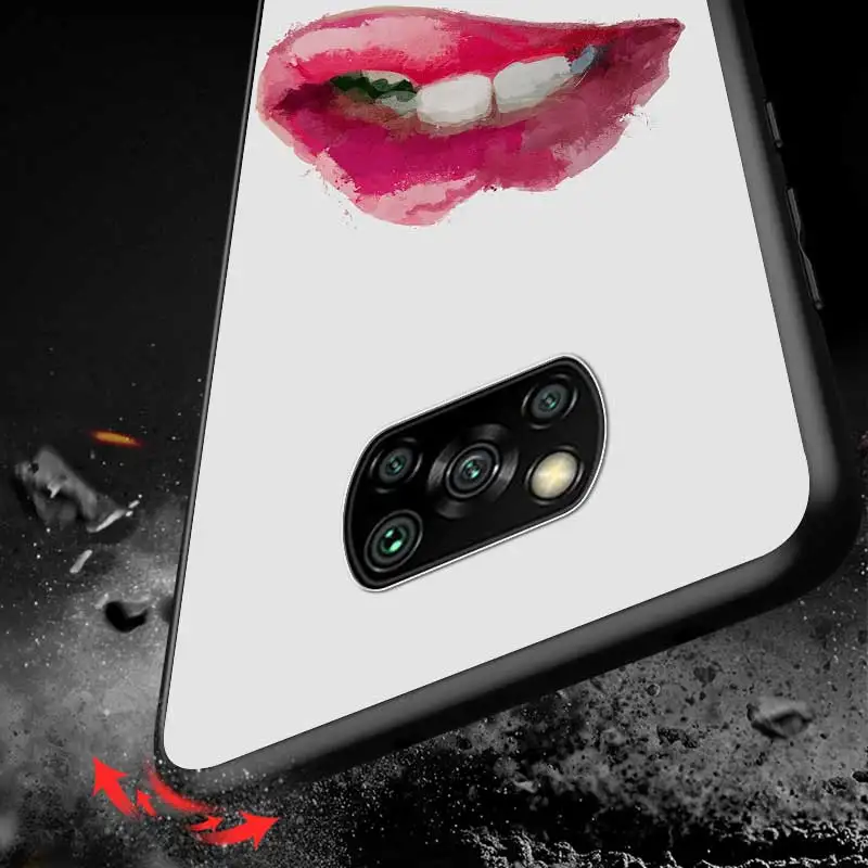 Girl Red Lips For Xiaomi Redmi K30 K30S Mi 10T Lite Pro Poco X3 NFC X2 M3 M2 F2 Pro C3 F1 Soft Black Phone Case
Girl Red Lips For Xiaomi Redmi K30 K30S Mi 10T Lite Pro Poco X3 NFC X2 M3 M2 F2 Pro C3 F1 Soft Black Phone Case