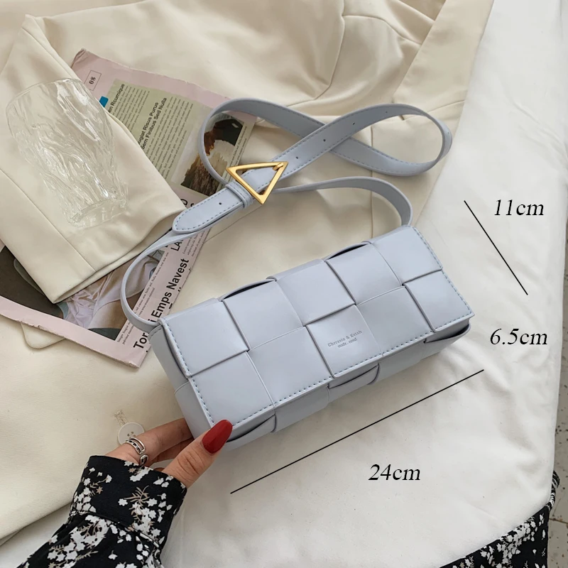 Top Quality Luxury Brand Handbags Leather Knitting Shoulder Bag Baguette Chest Crossbody Bags for Women 2021 Fashion Sac A Main
Top Quality Luxury Brand Handbags Leather Knitting Shoulder Bag Baguette Chest Crossbody Bags for Women 2021 Fashion Sac A Main