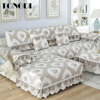 Tongdi Luxury Thick Luxury Sofa Cover Elegant Towel Lace Convenient Slipcover Anti-skid Seat Couch Decor For Parlour Living Room 
Tongdi Luxury Thick Luxury Sofa Cover Elegant Towel Lace Convenient Slipcover Anti-skid Seat Couch Decor For Parlour Living Room