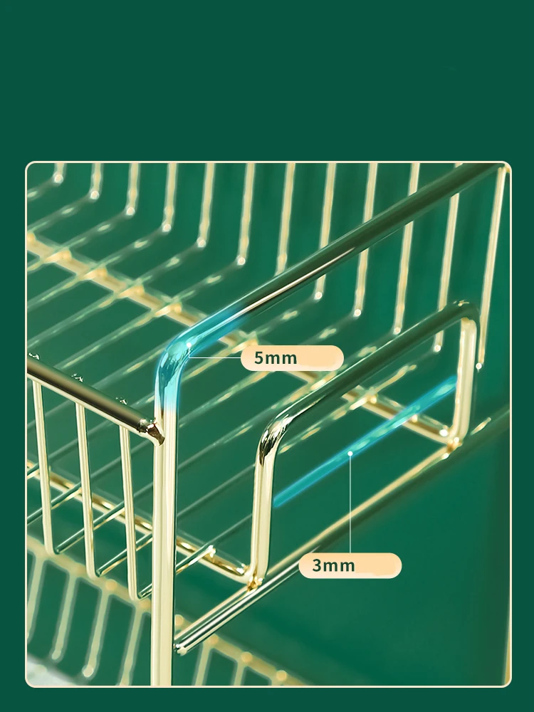 Rose Gold Double Layer Cosmetics Storage Rack Bathroom Makeup Organizer Kitchen Seasoning Storage Shelves Metal Finishing Rack
Rose Gold Double Layer Cosmetics Storage Rack Bathroom Makeup Organizer Kitchen Seasoning Storage Shelves Metal Finishing Rack