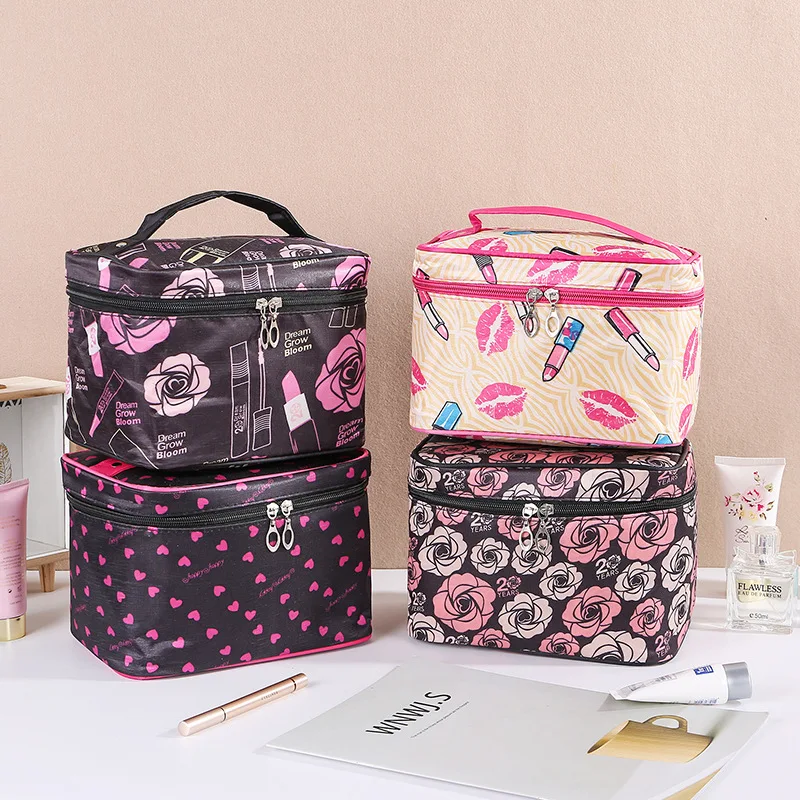 Leather Portable Women Cosmetic Bag Multifunction Travel Toiletry Storage Organize Handbag Waterproof Female Makeup Case
Leather Portable Women Cosmetic Bag Multifunction Travel Toiletry Storage Organize Handbag Waterproof Female Makeup Case
