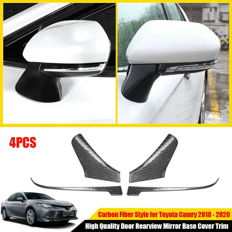 4PCS For Toyota Camry 2018-2021 Carbon Fiber Door Rearview Mirror Base Cover Trim Car modification Auto parts
4PCS For Toyota Camry 2018-2021 Carbon Fiber Door Rearview Mirror Base Cover Trim Car modification Auto parts