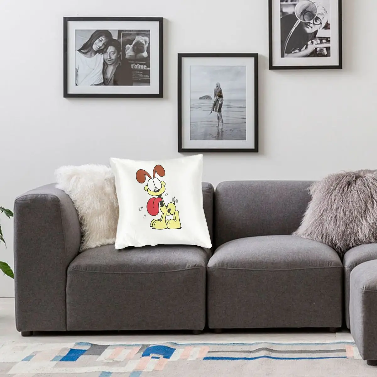 Happy Odie Throw Pillow Cover Polyester Decorative Pillow Garfield Cartoon Funny Cat Funny Pillowcover Home Decor
Happy Odie Throw Pillow Cover Polyester Decorative Pillow Garfield Cartoon Funny Cat Funny Pillowcover Home Decor