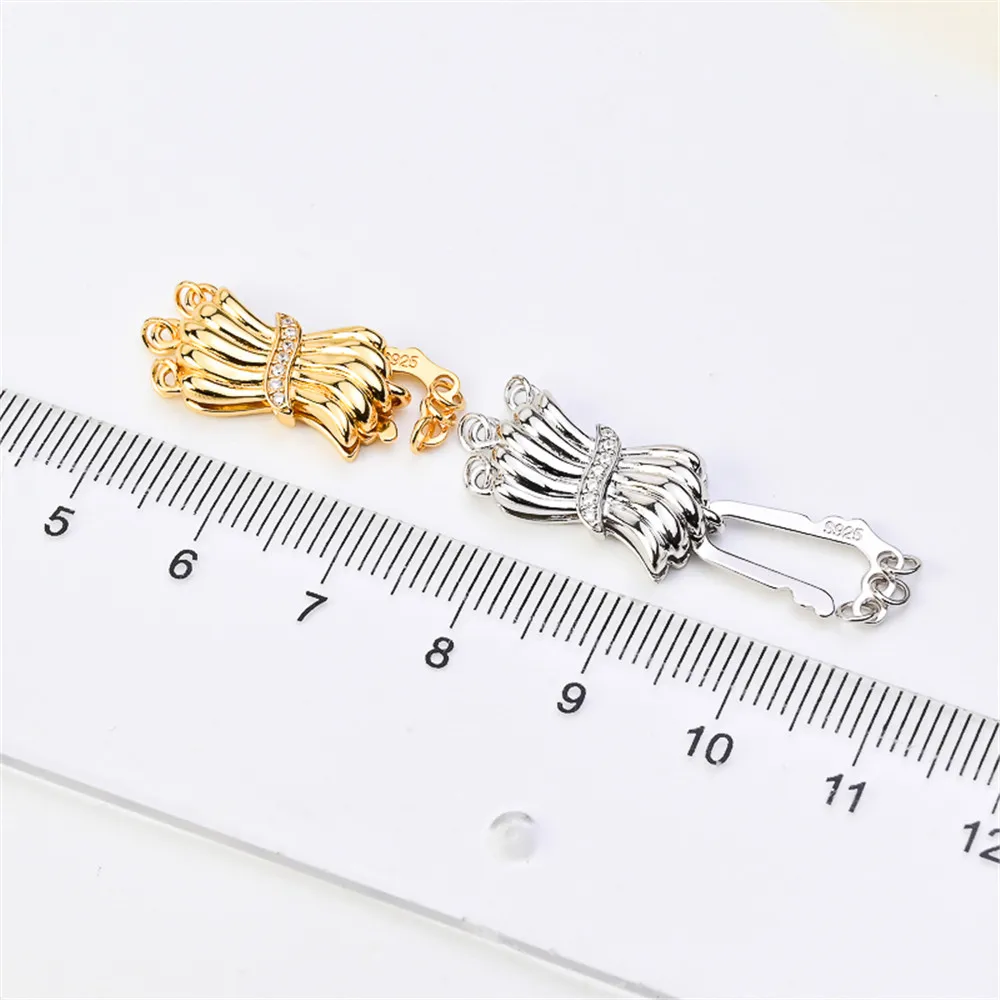 S925 Sterling Silver Pearl Necklace Bracelet Clasp Connection Buckle DIY Fine Jewelry Accessories Free Shipping
S925 Sterling Silver Pearl Necklace Bracelet Clasp Connection Buckle DIY Fine Jewelry Accessories Free Shipping