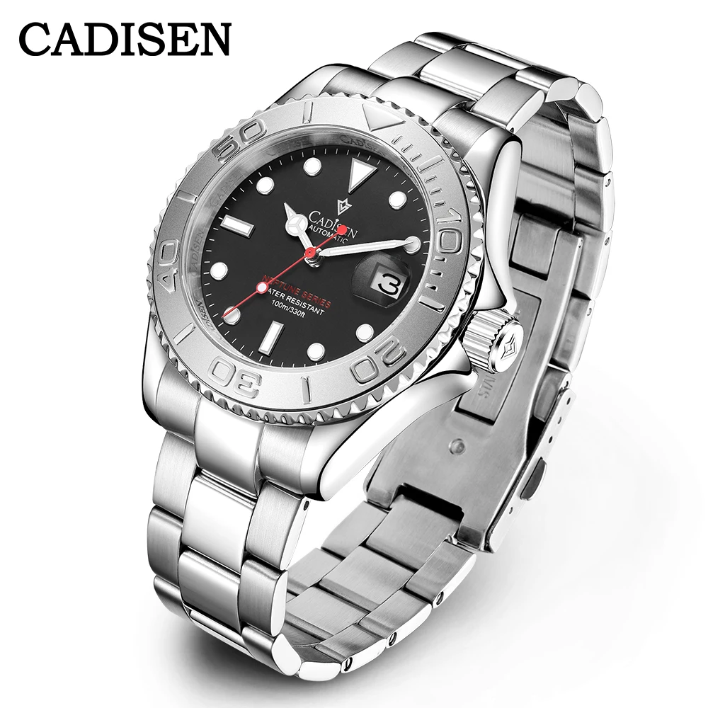 

CADISEN C8184 Men's Watch Seiko-NH35A Automatic Mechanical Watches Men 100M Waterproof Wristwatch 40mm Sapphire Glass Dial Clock