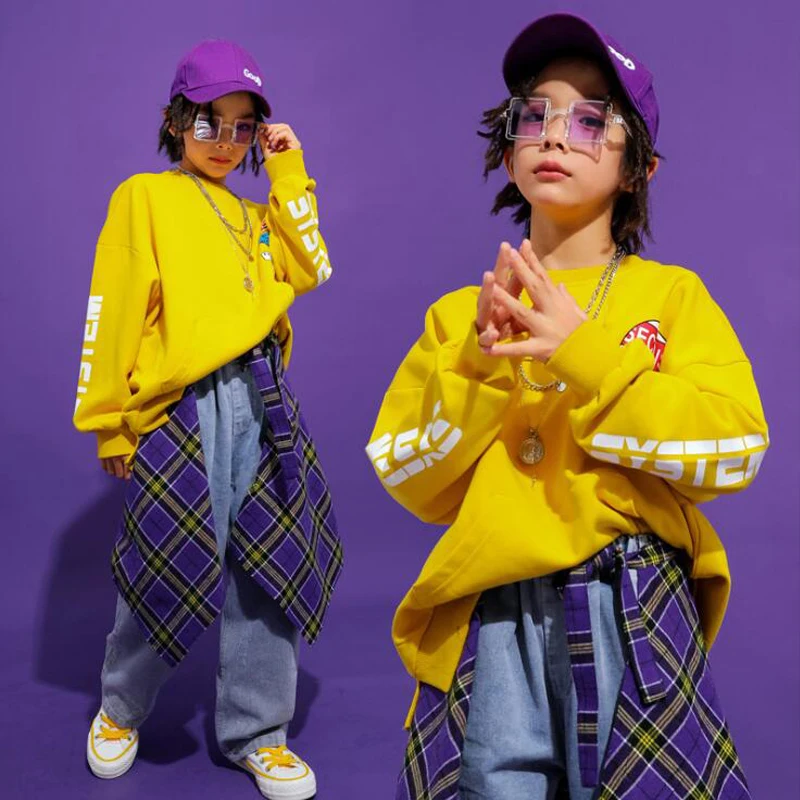 Детская свободная одежда в стиле хип-хоп, желтая толстовка для мальчиков и девочек, одежда для джазовых танцев, костюмы, одежда для детей, од...
Детская свободная одежда в стиле хип-хоп, желтая толстовка для мальчиков и девочек, одежда для джазовых танцев, костюмы, одежда для детей, од...