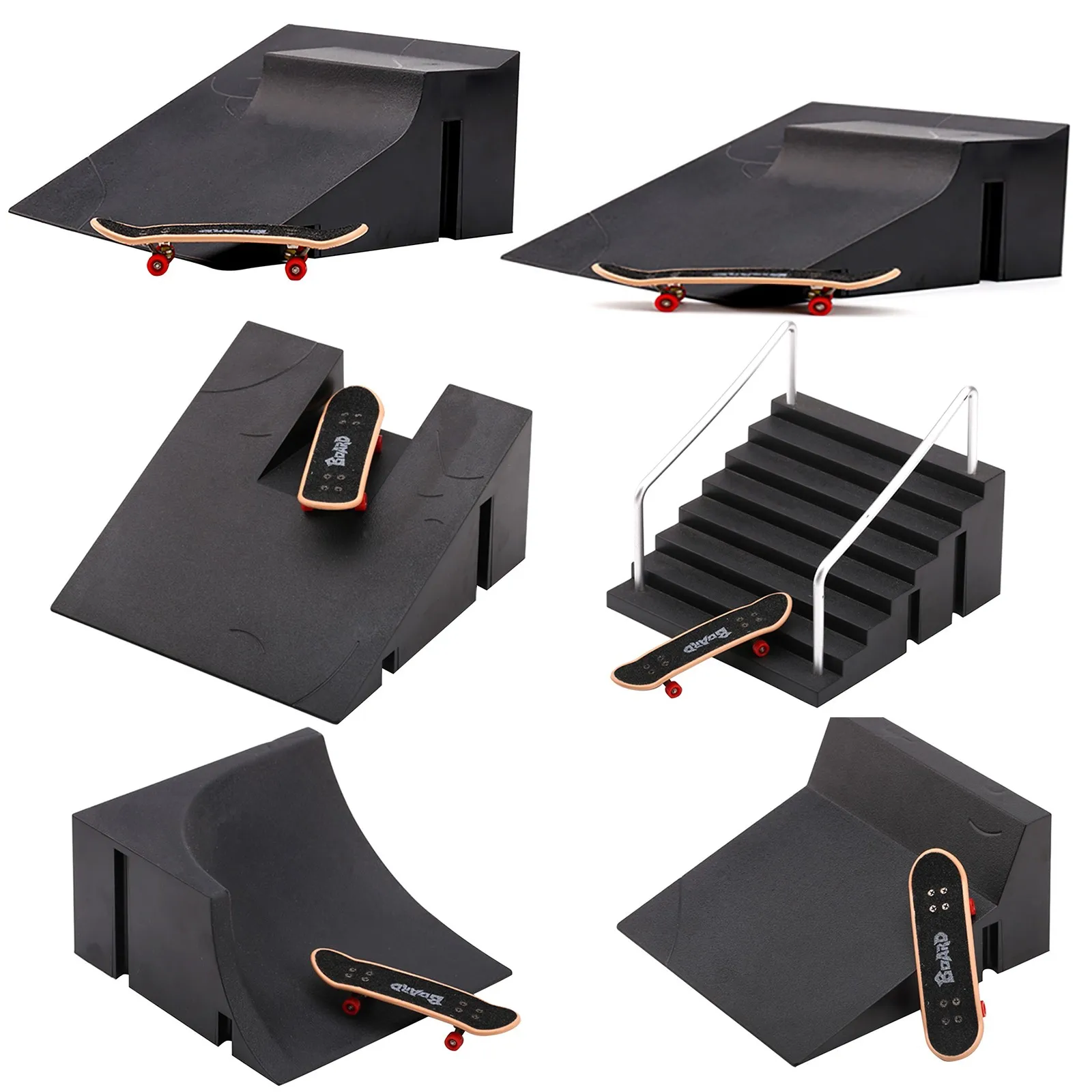 1PC Kids Children Mini Finger Board Fingerboard Skate Parks Kit Ramp Parts for Finger Ramp Skateboard Fingerboard Festival Gifts
1PC Kids Children Mini Finger Board Fingerboard Skate Parks Kit Ramp Parts for Finger Ramp Skateboard Fingerboard Festival Gifts