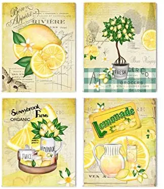 Wall Decor Metal Kitchen Decor Art Prints (Lemons) Home Decoration Accessories Modern Room Decor Wall Plaque 8 X12Inchs
Wall Decor Metal Kitchen Decor Art Prints (Lemons) Home Decoration Accessories Modern Room Decor Wall Plaque 8 X12Inchs