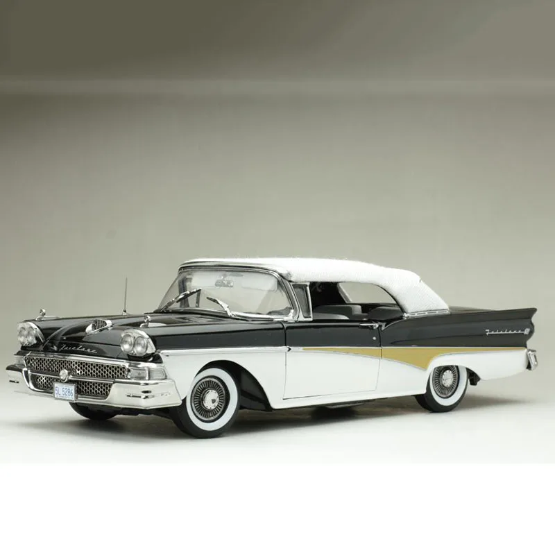 Diecast 1/18 Scale 1958 Ford Fairlane 500 Sedan Replica Simulation Alloy Hardtop Classic Car Model Toy for Collection
Diecast 1/18 Scale 1958 Ford Fairlane 500 Sedan Replica Simulation Alloy Hardtop Classic Car Model Toy for Collection