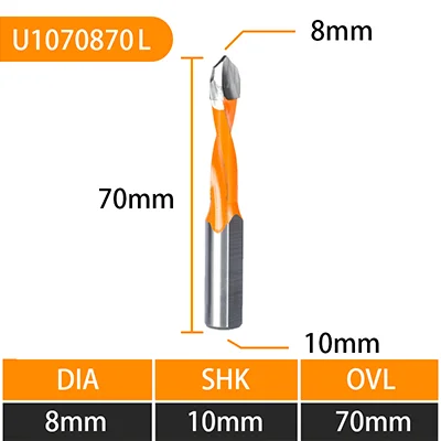 Сверла для деревообработки UCHEER, левая/правая, Dia5-10mm/Фасонная фреза ДВП мм
Сверла для деревообработки UCHEER, левая/правая, Dia5-10mm/Фасонная фреза ДВП мм