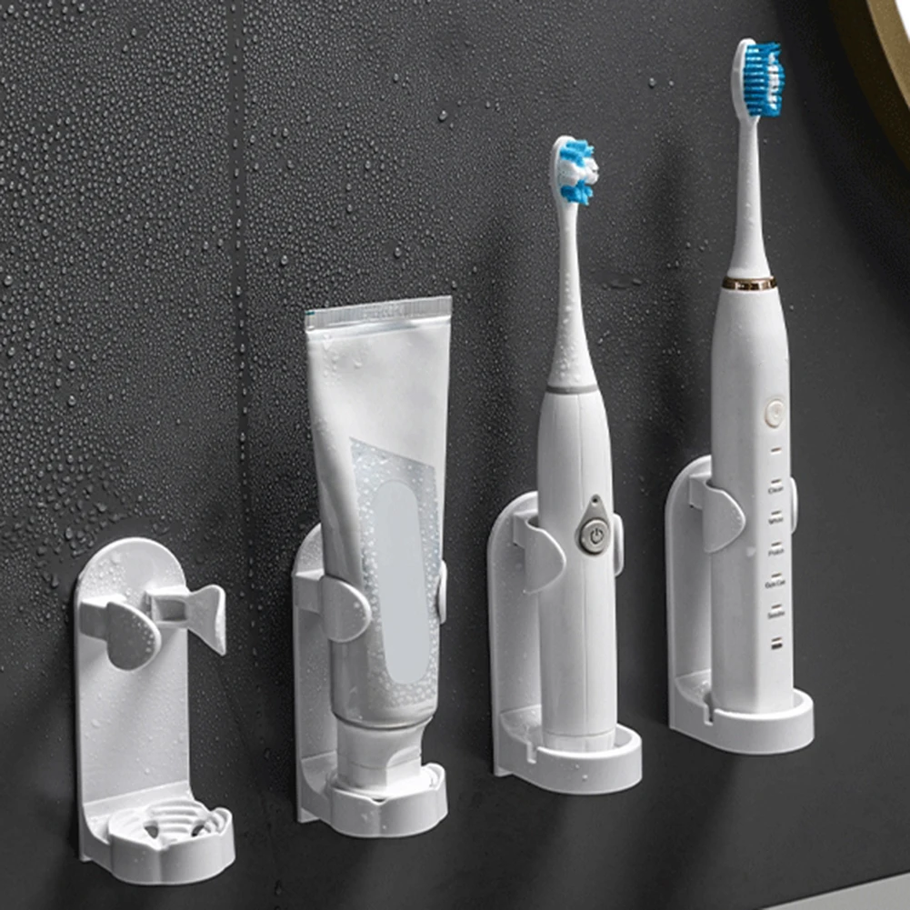 1Pc Creative Traceless Stand Rack Toothbrush Organizer Electric Toothbrush Wall-Mounted Holder Space Saving Bathroom Accessories
1Pc Creative Traceless Stand Rack Toothbrush Organizer Electric Toothbrush Wall-Mounted Holder Space Saving Bathroom Accessories