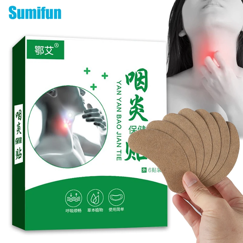 6pcs=1box Herbal Pharyngitis Patch Chronic Pharyngitis Chinese Medical Plaster Dry Throats Halitosis Anti Inflammation Plaster
6pcs=1box Herbal Pharyngitis Patch Chronic Pharyngitis Chinese Medical Plaster Dry Throats Halitosis Anti Inflammation Plaster