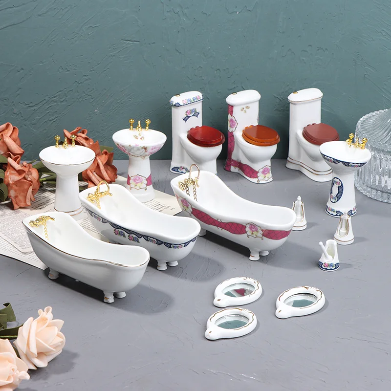 5pcs Dollhouse Miniature Bathroom Set Model Doll House Bathroom Accessories Doll House Mini Bathroom Set Accessories
5pcs Dollhouse Miniature Bathroom Set Model Doll House Bathroom Accessories Doll House Mini Bathroom Set Accessories