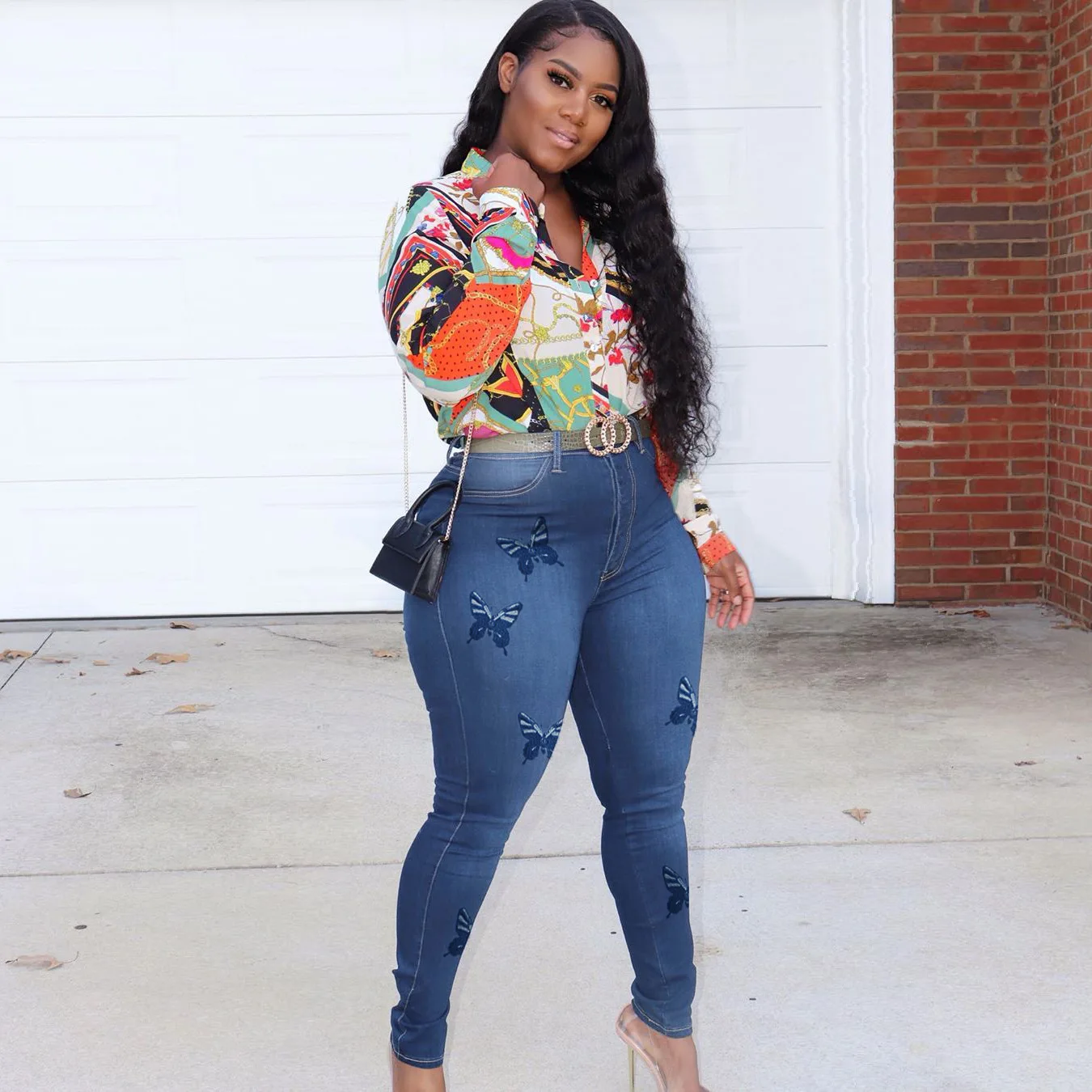 Plus Size Butterfly Print Skinny Long Jeans 3XL Vintage Streetwear White Blue Distressed Stretchy Sexy Ripped Melody Denim Pants
Plus Size Butterfly Print Skinny Long Jeans 3XL Vintage Streetwear White Blue Distressed Stretchy Sexy Ripped Melody Denim Pants