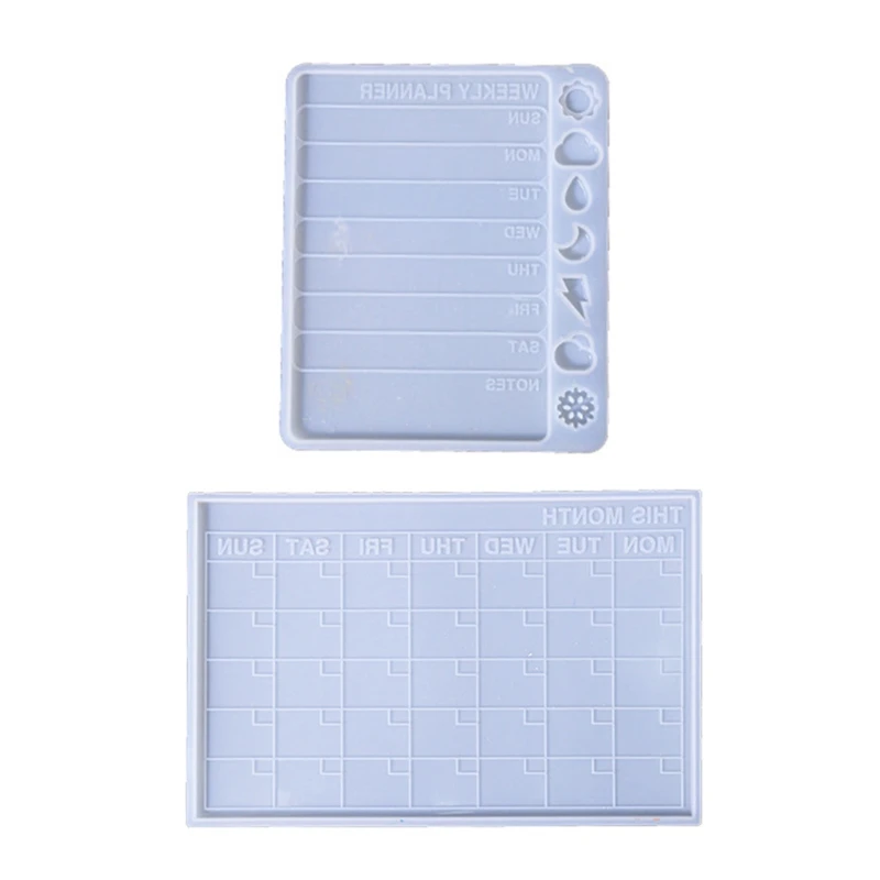 Новые силиконовые формы для еженедельного и ежемесячного планировщика изделий из смолы, уникальное украшение, форма для дома, офиса, календ... 
Новые силиконовые формы для еженедельного и ежемесячного планировщика изделий из смолы, уникальное украшение, форма для дома, офиса, календ...