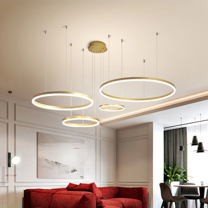 Modern Minimalist Led Ceiling Lamp Home Lighting Brushed Rings Ceiling Mounted Chandelier Lighting Hanging Lamps
Modern Minimalist Led Ceiling Lamp Home Lighting Brushed Rings Ceiling Mounted Chandelier Lighting Hanging Lamps