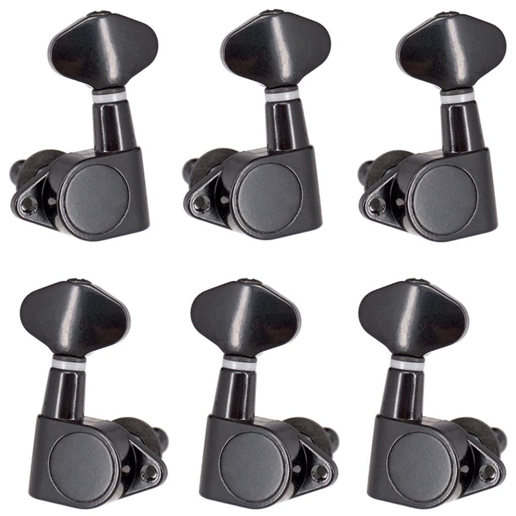 1 Pack 3R3L 6 Strings Guitar Tuning Pegs Keys Sealed Right Angle Screw Hole Black
1 Pack 3R3L 6 Strings Guitar Tuning Pegs Keys Sealed Right Angle Screw Hole Black