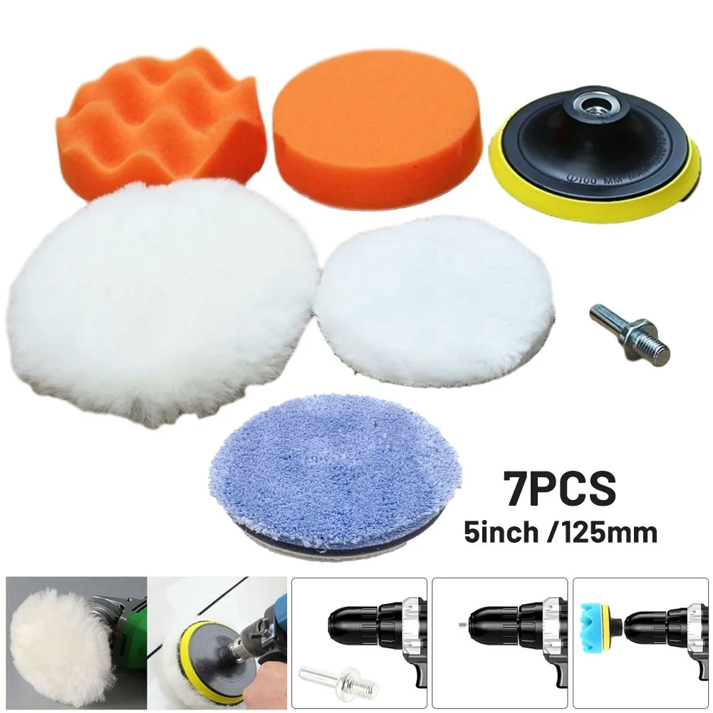 7pcs 125mm Car Polisher Polishing Pad Wheel Kit Backing Plate 10mm Shank Adapter Polishing Machine Electric Cordless Drill Grind
7pcs 125mm Car Polisher Polishing Pad Wheel Kit Backing Plate 10mm Shank Adapter Polishing Machine Electric Cordless Drill Grind