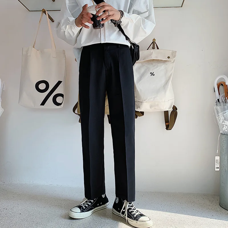 Trousers For Men Autumn And Winter Cashmere Trousers Korean Version Loose Straight Pants Casual Pants Wide Leg Suit Pants
Trousers For Men Autumn And Winter Cashmere Trousers Korean Version Loose Straight Pants Casual Pants Wide Leg Suit Pants