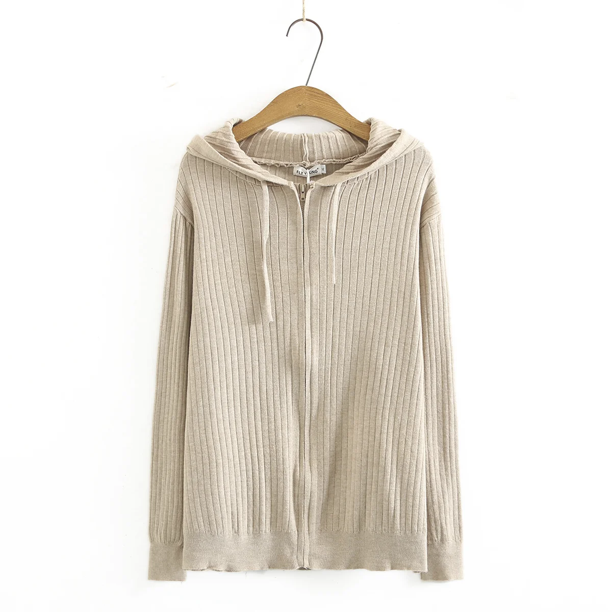 Oversize Cardigan for women 2021 spring autumn hooded zipper gray black Khaki knitted Ladies sweater
Oversize Cardigan for women 2021 spring autumn hooded zipper gray black Khaki knitted Ladies sweater