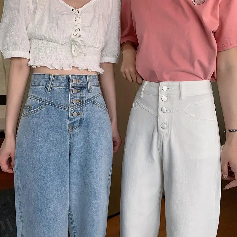 Fashion Loose Jeans For Women High Waist Stretch Wide Leg Femme Trousers Casual Comfort Denim Mom Pants Trousers for Female
Fashion Loose Jeans For Women High Waist Stretch Wide Leg Femme Trousers Casual Comfort Denim Mom Pants Trousers for Female