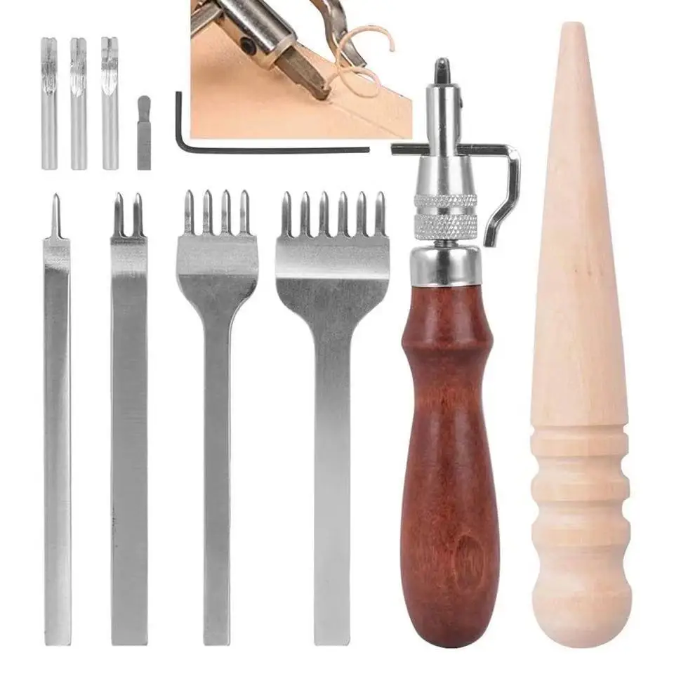 3 PCS /set Tool Kit Hand Sewing Kit Leather Craft Tools Sander Punching For Belt Bag Accessories Diy Handmade
3 PCS /set Tool Kit Hand Sewing Kit Leather Craft Tools Sander Punching For Belt Bag Accessories Diy Handmade