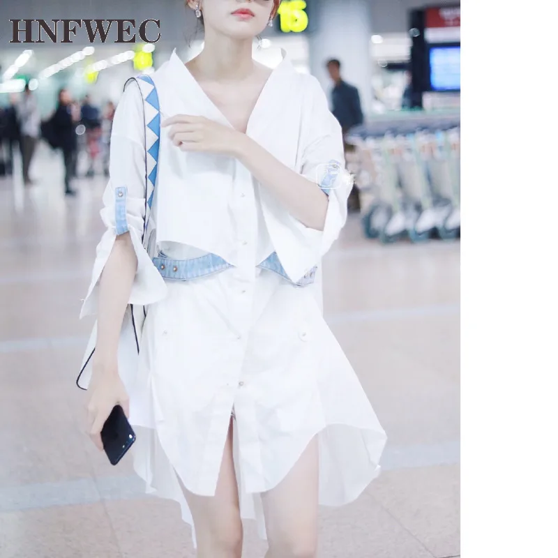 2020 Autumn And Winter Turn-down Collar Full Sleeves Single Breasted Patchwork Cotton Shirt Dress Female Dresses Z609
2020 Autumn And Winter Turn-down Collar Full Sleeves Single Breasted Patchwork Cotton Shirt Dress Female Dresses Z609