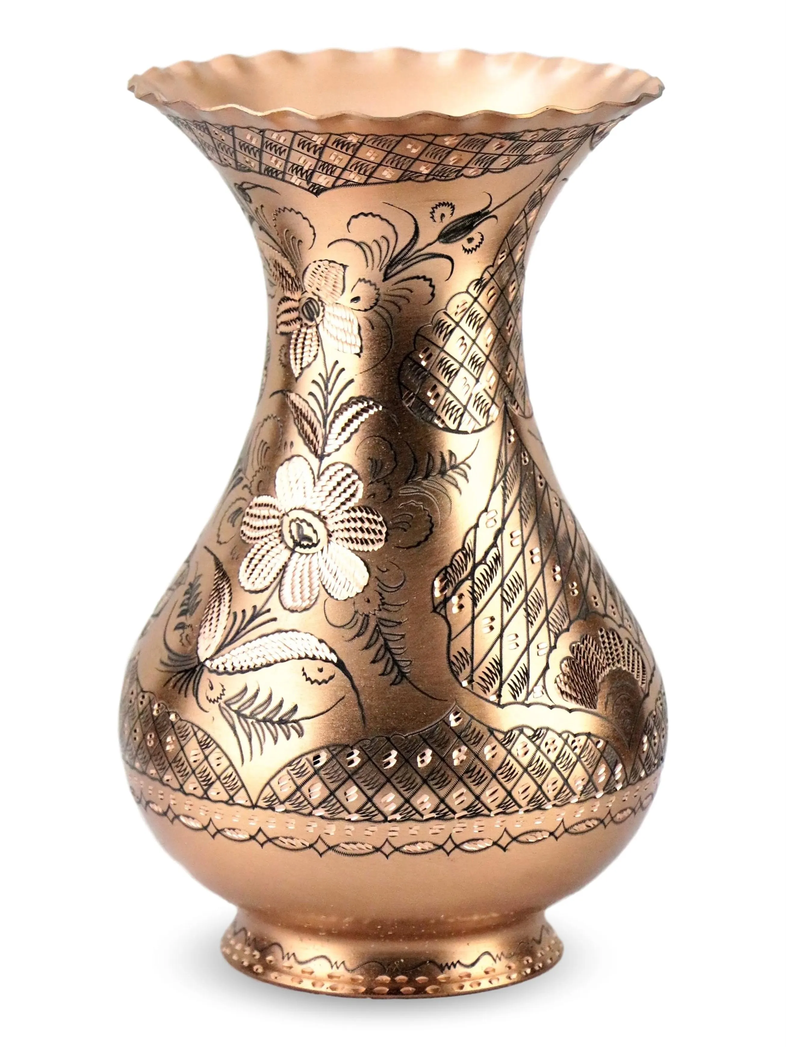 Morya Copper Flower Vase Home Ornament Decoration Pot Living Room Nordic Style Handicraft Handmade European Wedding Gift 25 cm
Morya Copper Flower Vase Home Ornament Decoration Pot Living Room Nordic Style Handicraft Handmade European Wedding Gift 25 cm
