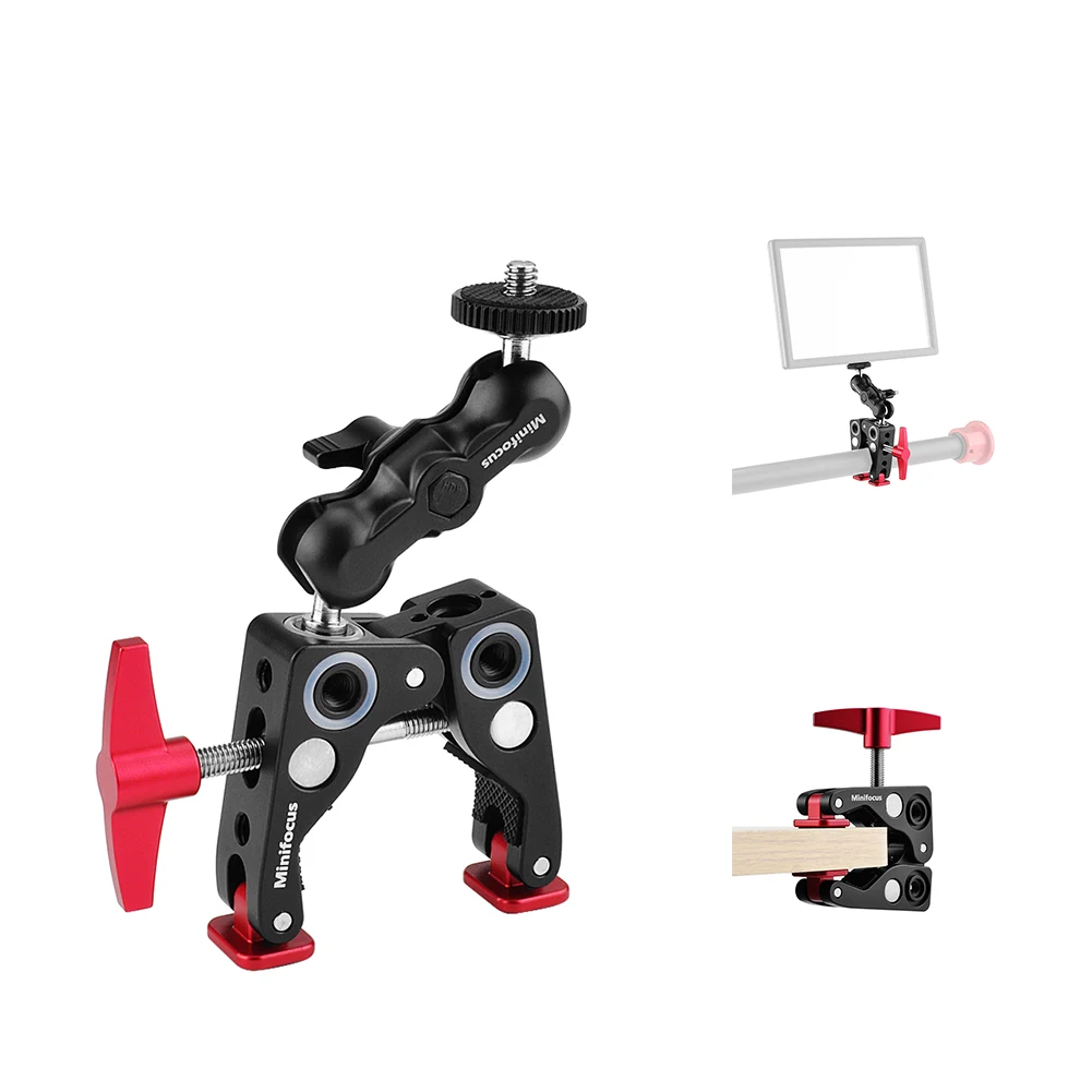 Super Clamp with Magic Arm Ballhead Mount Clip for Camera Ronin Monitor Video Light Extension Rod Desk Ball Head Mount Bracket
Super Clamp with Magic Arm Ballhead Mount Clip for Camera Ronin Monitor Video Light Extension Rod Desk Ball Head Mount Bracket