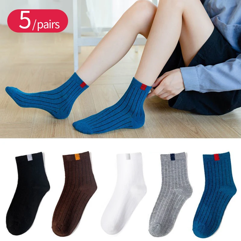 5pairs Autumn Socks Women Cotton Socks Women Socks Cute Multi-Colored black White Sock Comfortable Solid Color Fashion Wild Sock
5pairs Autumn Socks Women Cotton Socks Women Socks Cute Multi-Colored black White Sock Comfortable Solid Color Fashion Wild Sock