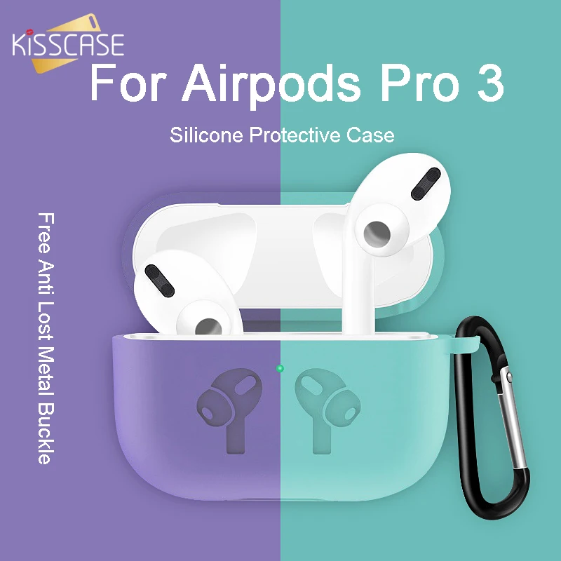 Чехол KISS силиконовый чехол для Apple Airpods Pro 2019 беспроводные Bluetooth наушники защитный