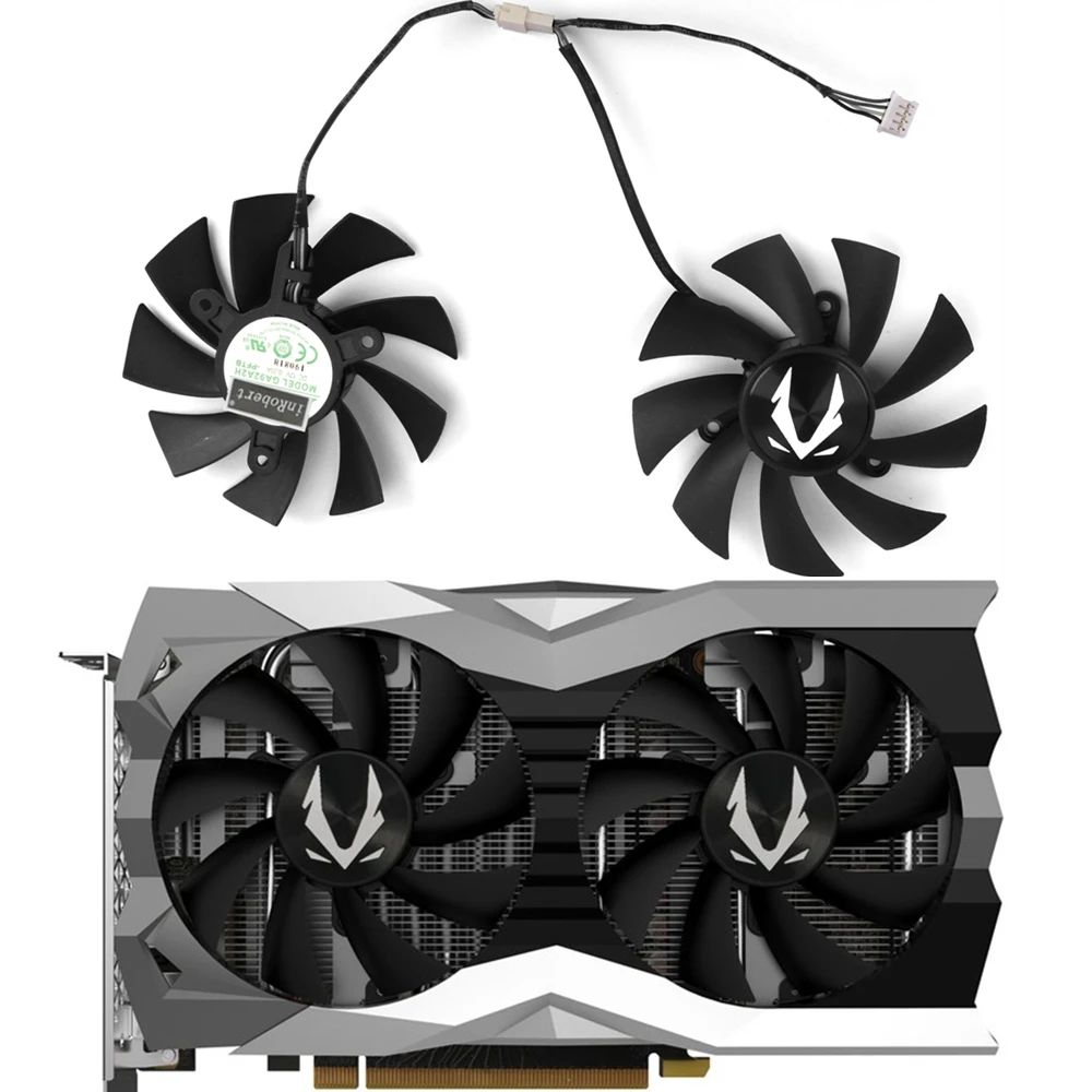87MM GA92A2H 0.35A GTX 1660 1660Ti RTX2070 graphics fan for Zotac GeForce RTX 2070 SUPER Mini Video Card Cooling Fan
87MM GA92A2H 0.35A GTX 1660 1660Ti RTX2070 graphics fan for Zotac GeForce RTX 2070 SUPER Mini Video Card Cooling Fan