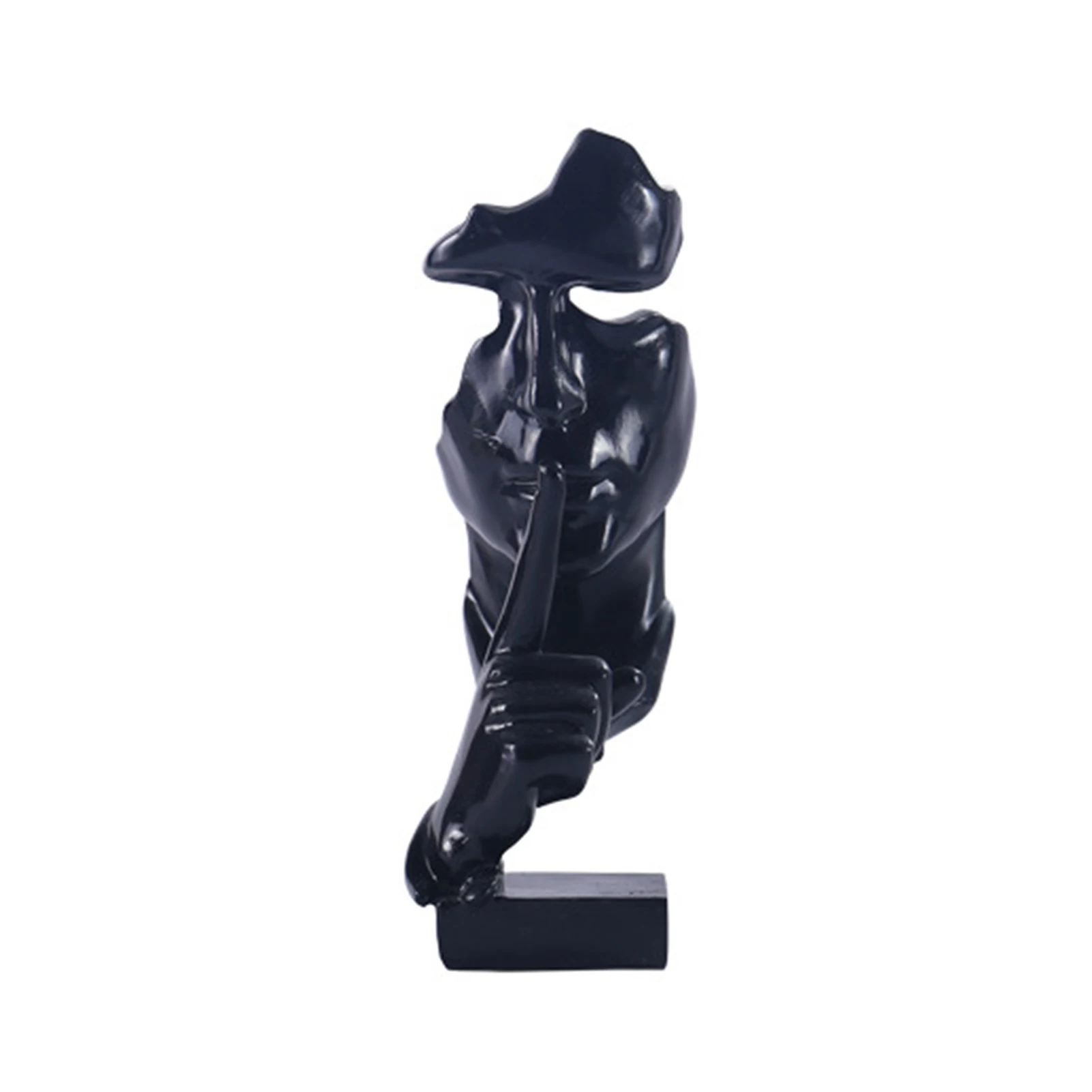 H Keep Slient 3D Modern Minimalist Sculpture Ornament Resin Abstract Art Statue for Home Office 28.5*11*10cm Solid Color UEJ
H Keep Slient 3D Modern Minimalist Sculpture Ornament Resin Abstract Art Statue for Home Office 28.5*11*10cm Solid Color UEJ