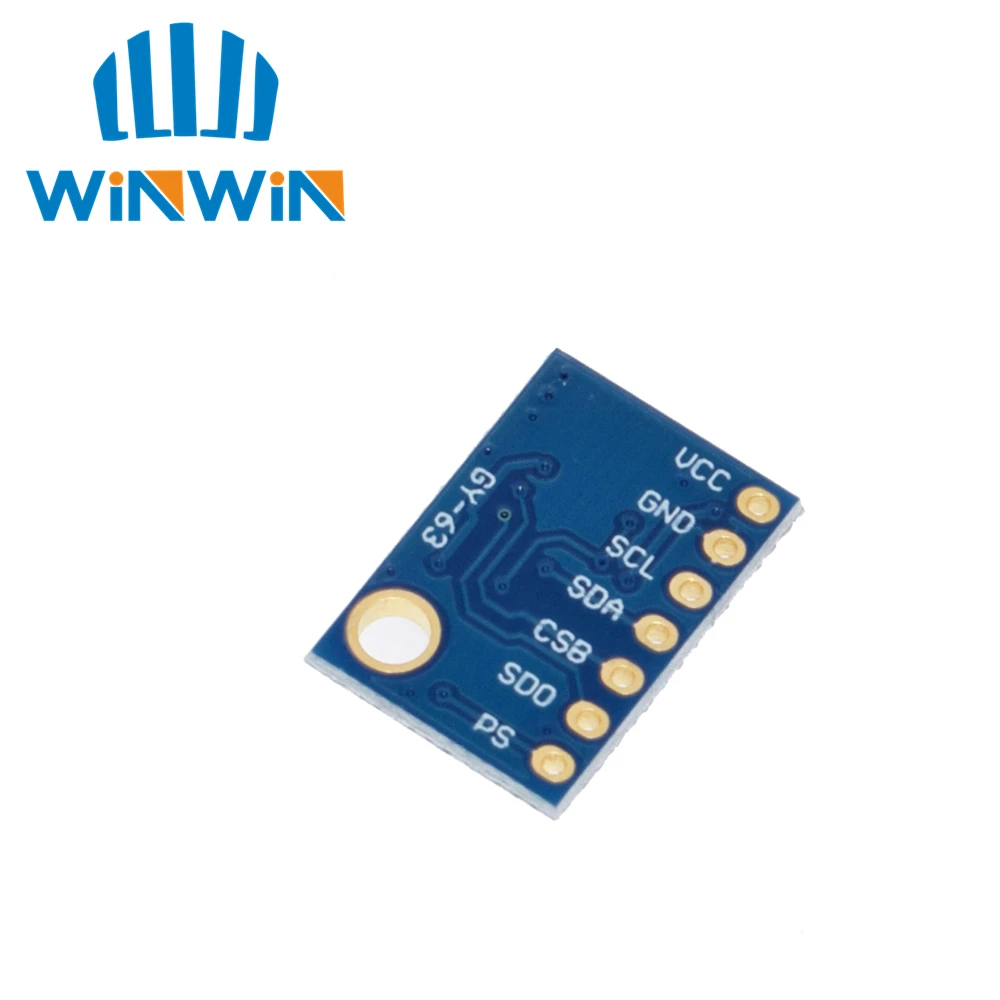10 шт. GY-63 MS5611 атмосферный модуль датчика высоты с высоким разрешением IIC / SPI |
