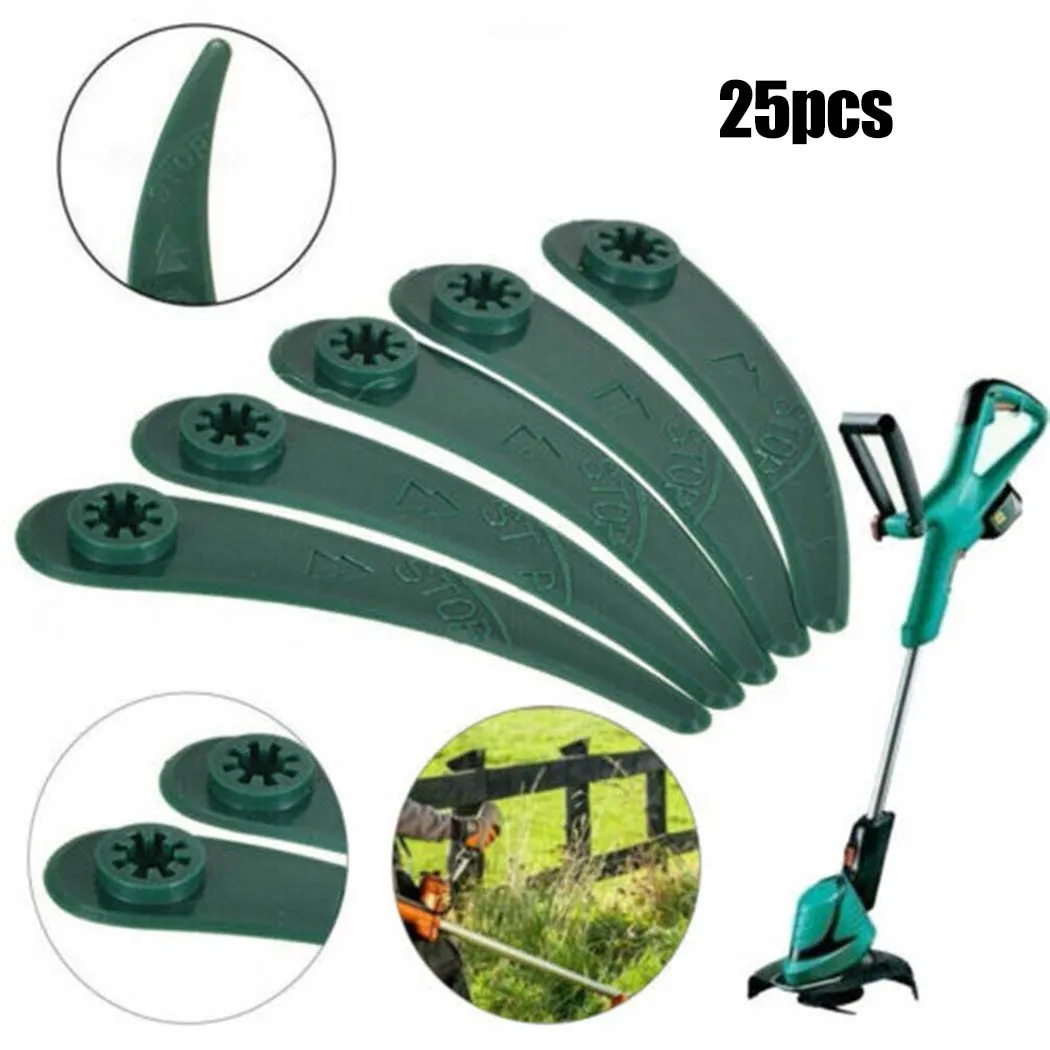 25Pcs Grass Strimmer Trimmer Blades For Bosch ART 23-18 Li/26-18 Lawn Mower Trimmers ABS Plastic Blades Garden Tool Accessories
25Pcs Grass Strimmer Trimmer Blades For Bosch ART 23-18 Li/26-18 Lawn Mower Trimmers ABS Plastic Blades Garden Tool Accessories