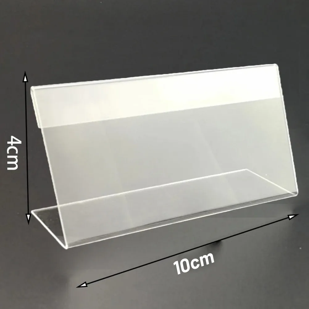 10pcs/15pcs Acrylic Sign Display Shelf Price Business Card Shelf Label Poster Display Shelf Wedding Home Decoration Easel 4x10cm
10pcs/15pcs Acrylic Sign Display Shelf Price Business Card Shelf Label Poster Display Shelf Wedding Home Decoration Easel 4x10cm