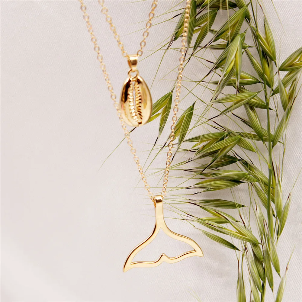 Многослойное женское колье с подвеской из сплава, 78 мм 
Многослойное женское колье с подвеской из сплава, 78 мм